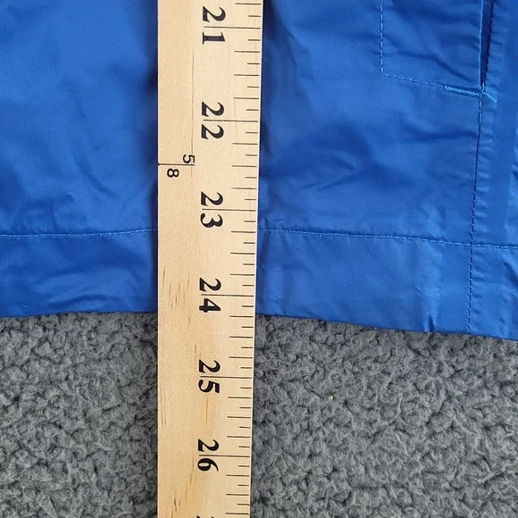 The North Face Hyvent Jacket Blue Lime Green Boys Large Hoodie Full Zip Pockets - Picture 16 of 16